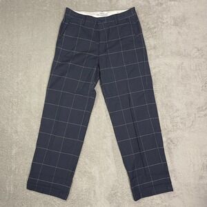 Levi's XX‎ Chino Stay Loose Plaid Checkered Cropped Pants Trousers
